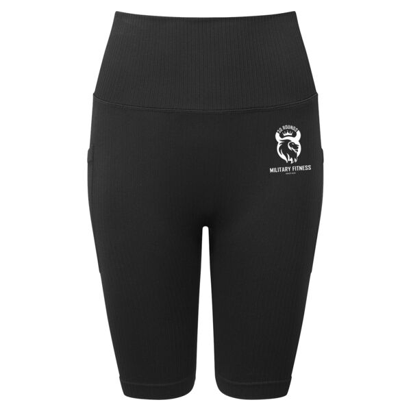 Women’s Ribbed Seamless '3D Fit' Cycle Shorts Thumbnail