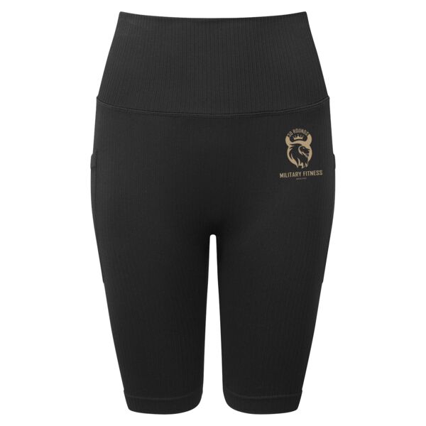 Women’s Ribbed Seamless '3D Fit' Cycle Shorts Thumbnail