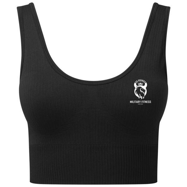 Ribbed Seamless 3D Fit Multi-Sport Bra Thumbnail